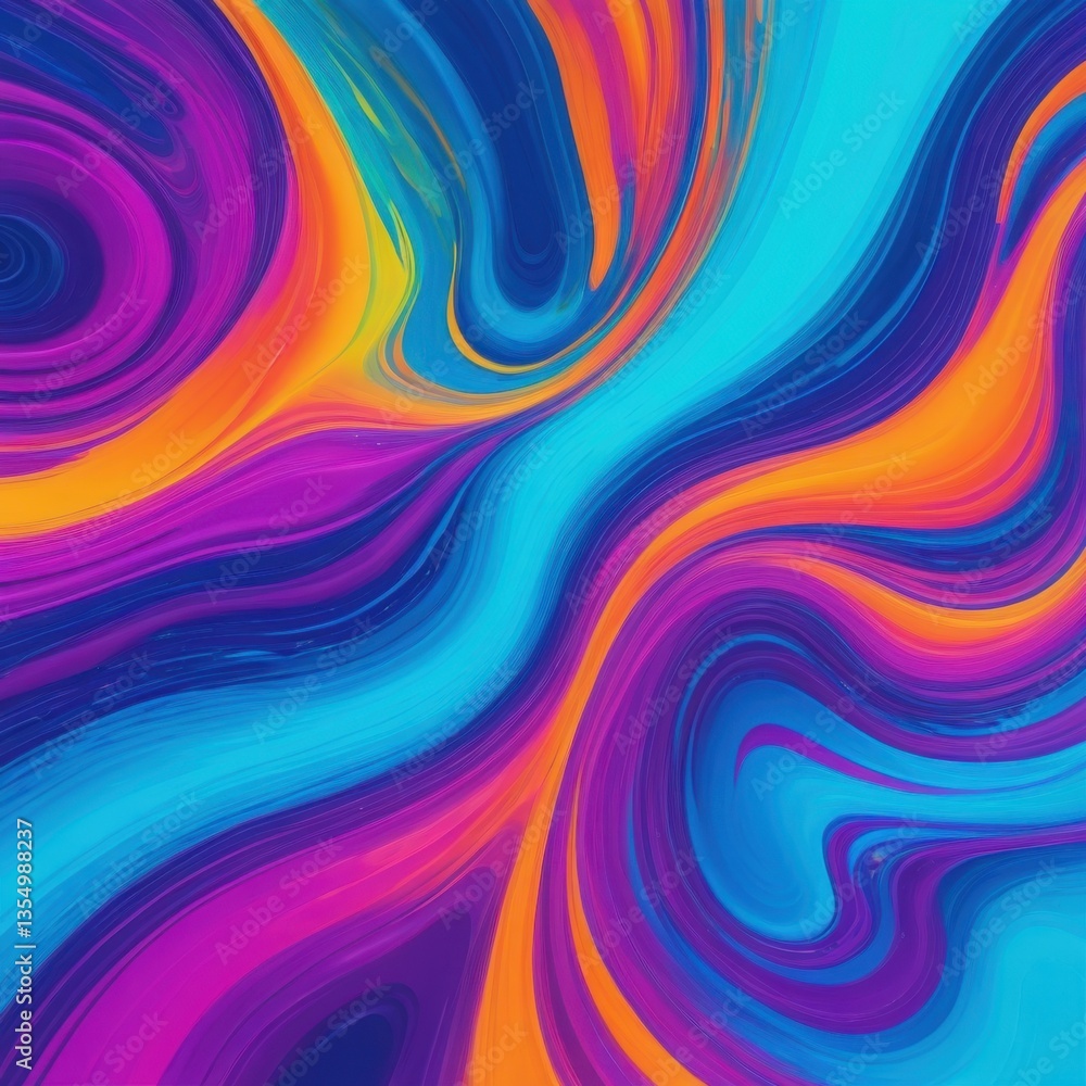 Fototapeta premium Dynamic Abstract with Flowing Forms