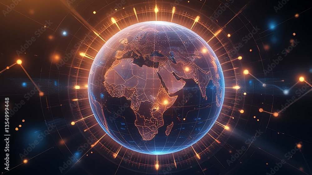 Obraz premium earth and space