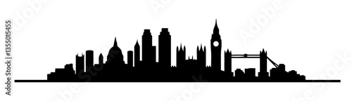 london skyline silhouette