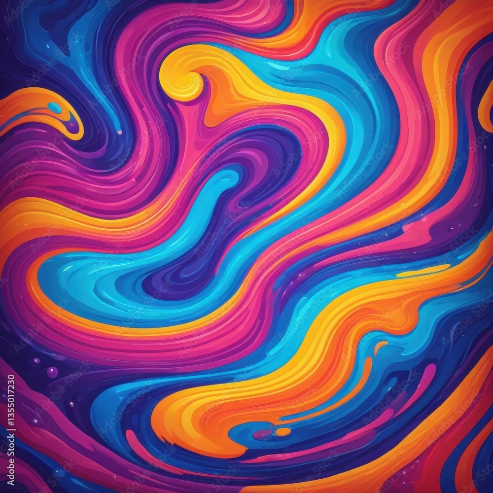 Fototapeta premium Abstract Visualization of Spectral Harmony