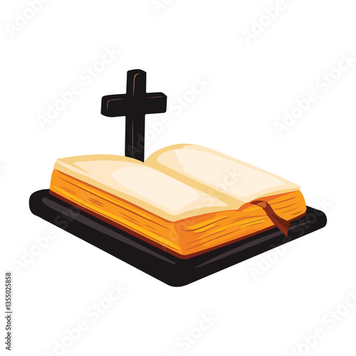 bible isolated on whit background , bible clipart 