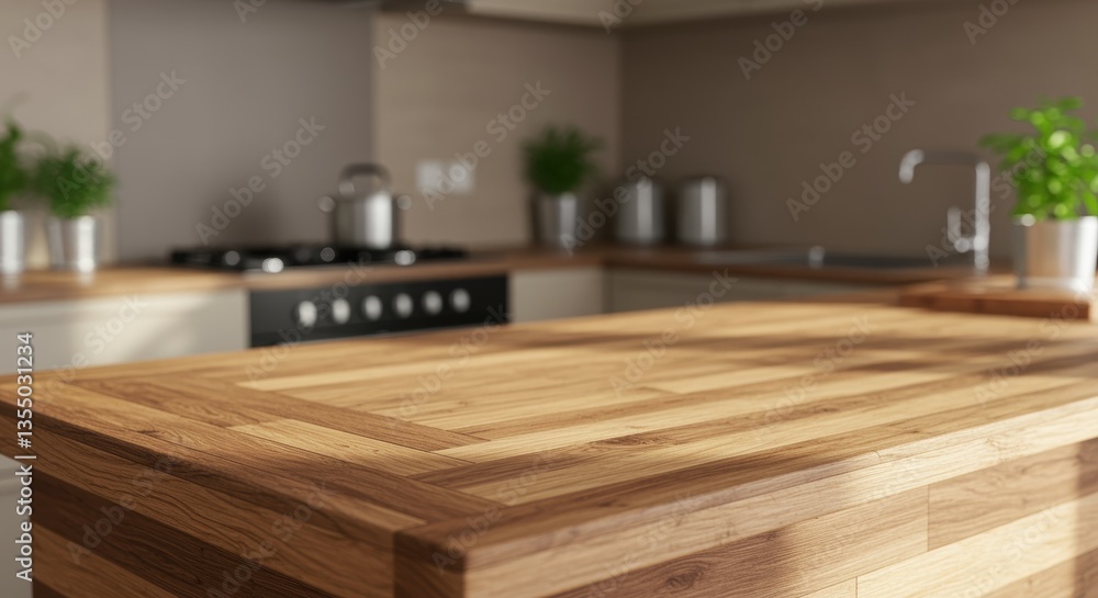 A beautifully crafted wooden kitchen countertop with a unique geometric design. Its warm tones create a cozy atmosphere, perfect for modern interiors and culinary activities. A beautifully crafted wooden kitchen countertop with a unique geometric design. Its warm tones create a cozy atmosphere, perfect for modern interiors and culinary activities.