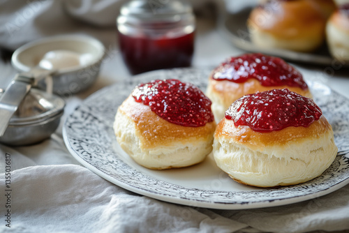 Wallpaper Mural Norwegian Fastelavnsboller with Jam  Torontodigital.ca