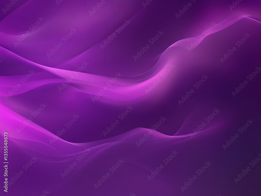 Abstract purple background with a gradient of dark and light shades, soft waves Abstract purple background with a gradient of dark and light shades, soft waves