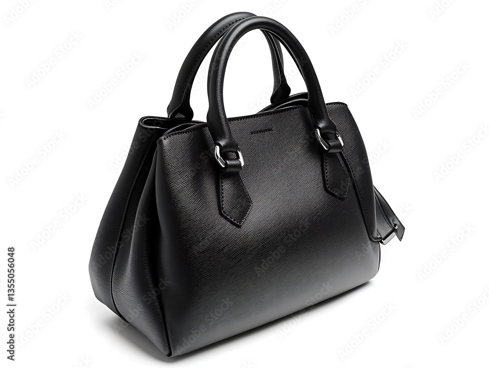 Elegant Black Leather Tote Bag Stylish Women s Handbag Fashion Elegant Black Leather Tote Bag Stylish Women s Handbag Fashion