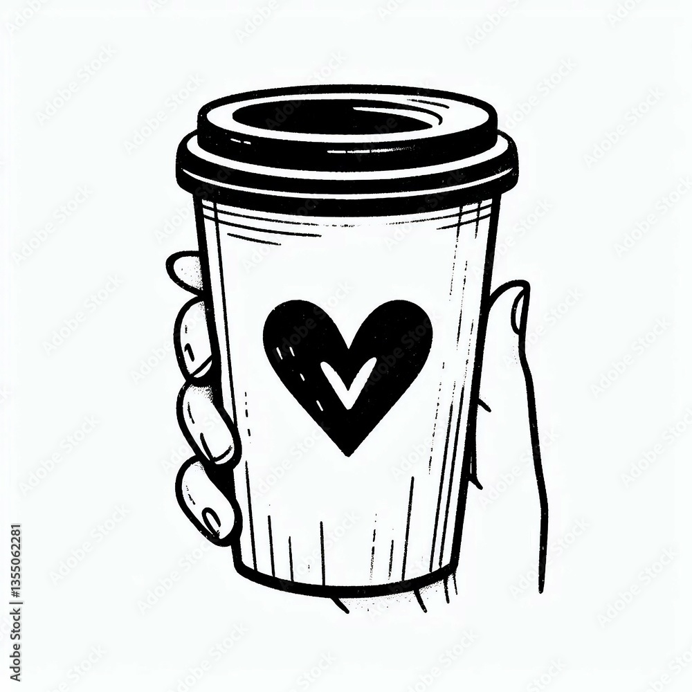 Love in Every Sip Coffee with Heart Love in Every Sip Coffee with Heart