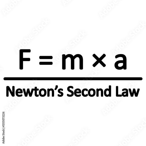 Newtons second law Icon