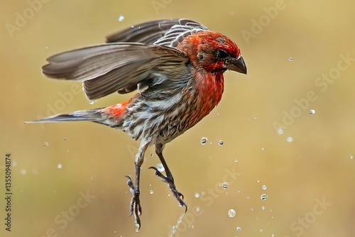 Cuadro en lienzo house finch