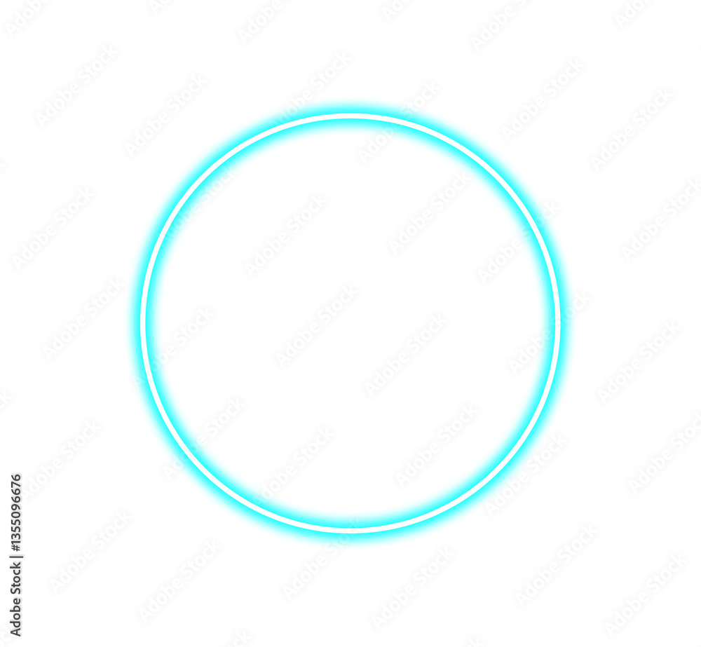 neon round frame for banner neon round frame for banner