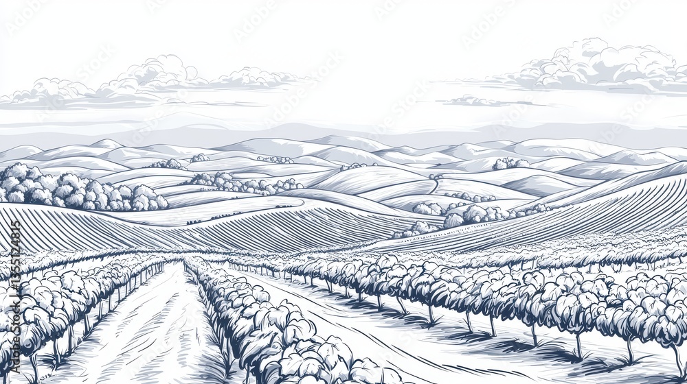 Picturesque vineyard destination with rolling hills ideal for wine-tasting enthusiasts
Picturesque vineyard destination with rolling hills ideal for wine-tasting enthusiasts