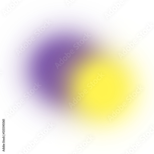 Royal purple lemon yellow gradient dots