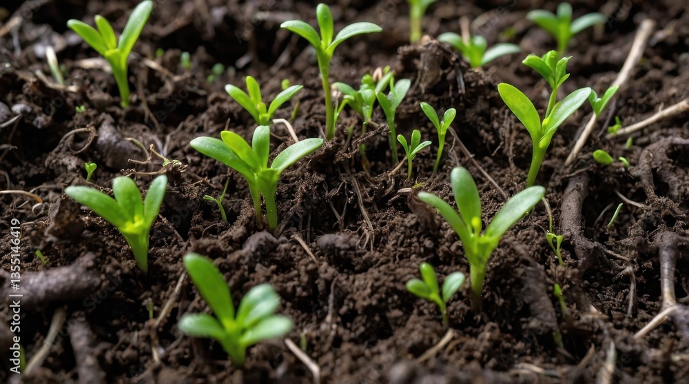 Young green shoots from the ground, spring plants, young shoots, plants, grass Young green shoots from the ground, spring plants, young shoots, plants, grass