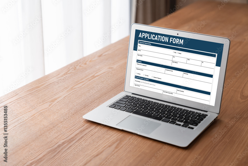 Online application form for modish registration on the internet website Online application form for modish registration on the internet website