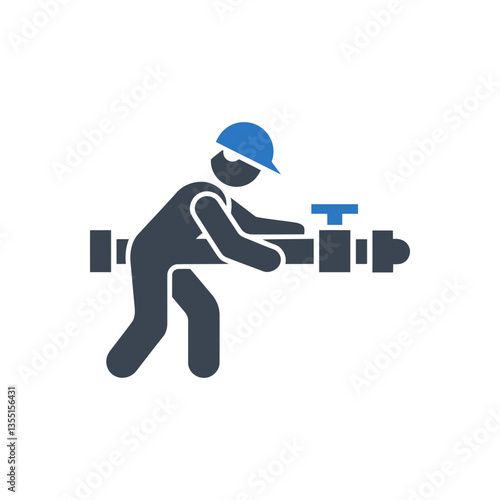 Pipe Installation Icon