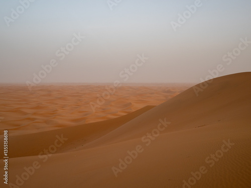 Obraz na płótnie Erg Chegaga sea of sand dunes, Morocco w salonie