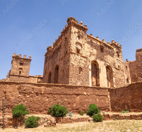 Obraz na płótnie Telouet Kasbah exterior view, Morocco w salonie
