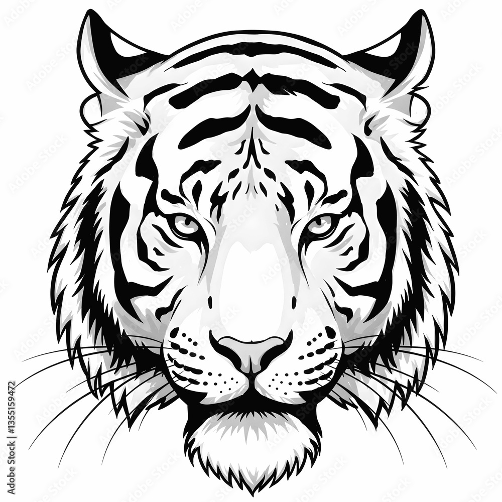 tiger head vector tiger head vector