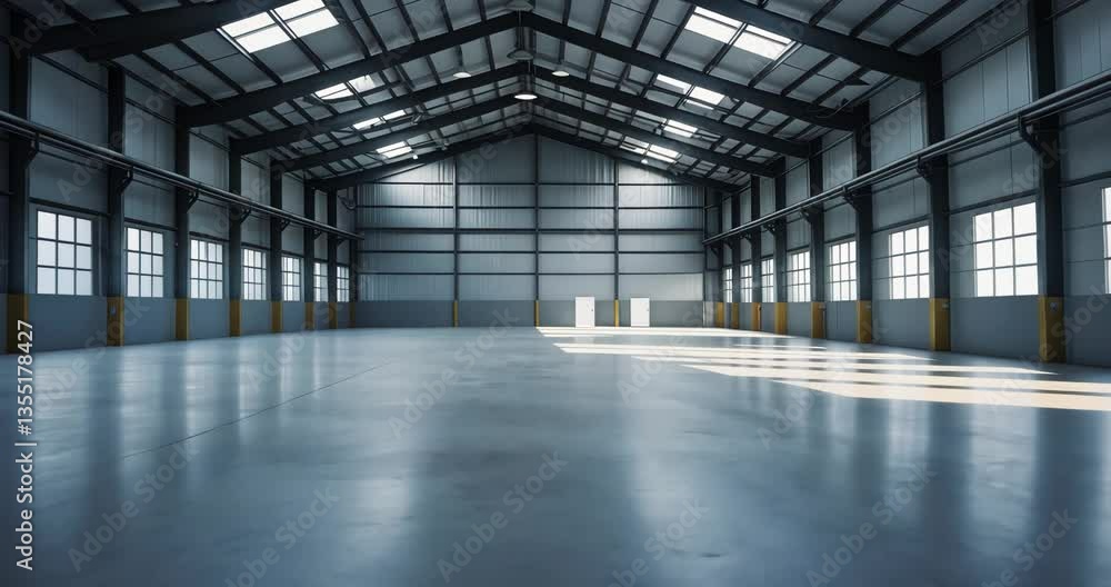 A completely new industrial shed A completely new industrial shed