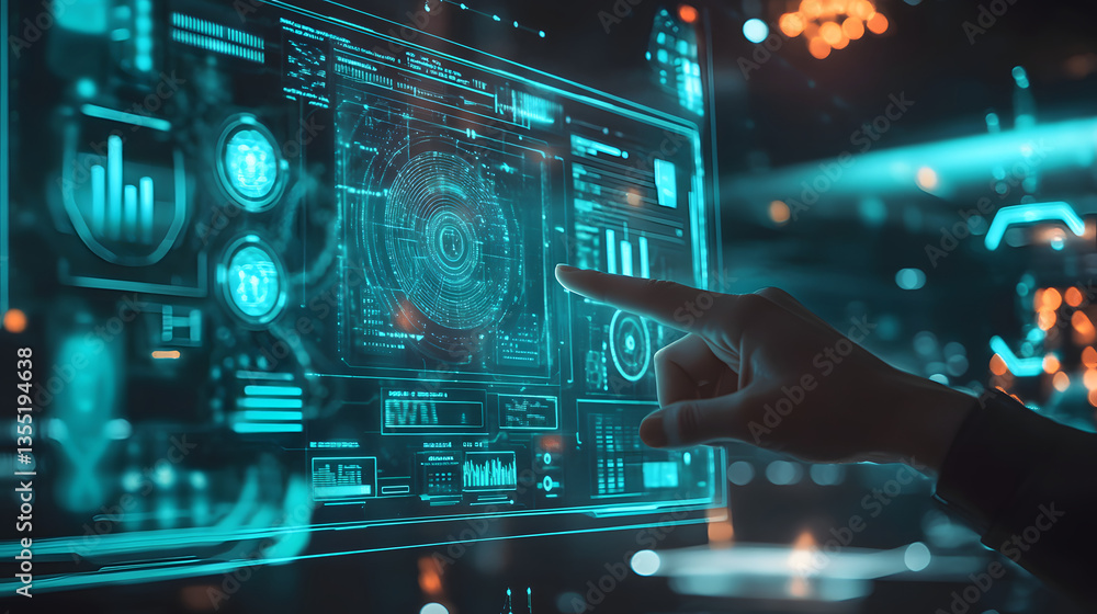 A holographic AI assistant floating in a neon-lit space, projecting data visualizations and controlling digital environments in real-time. A holographic AI assistant floating in a neon-lit space, projecting data visualizations and controlling digital environments in real-time.