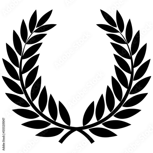 gold laurel wreath