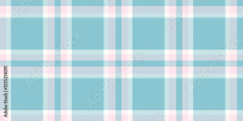 Pastel blue and pink plaid pattern.  Perfect for textile design, website backgrounds, or crafting projects.  This soft, subtle design evokes feelings of tranquility and femininity.