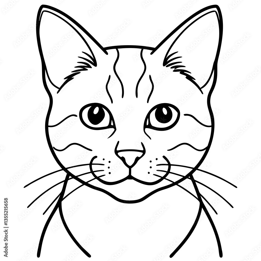 Obraz premium black cat with a bow