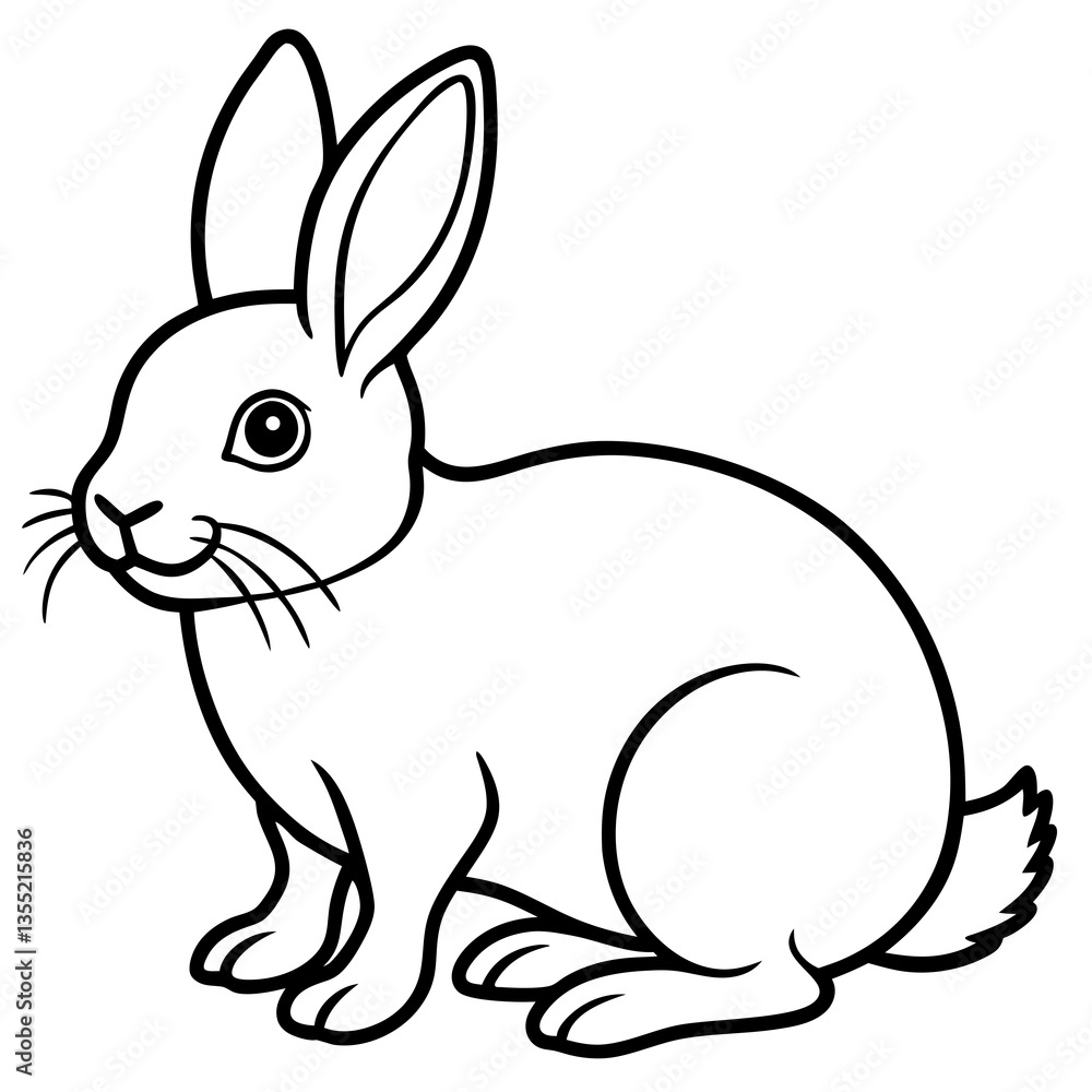 vector illustration of a rabbit vector illustration of a rabbit