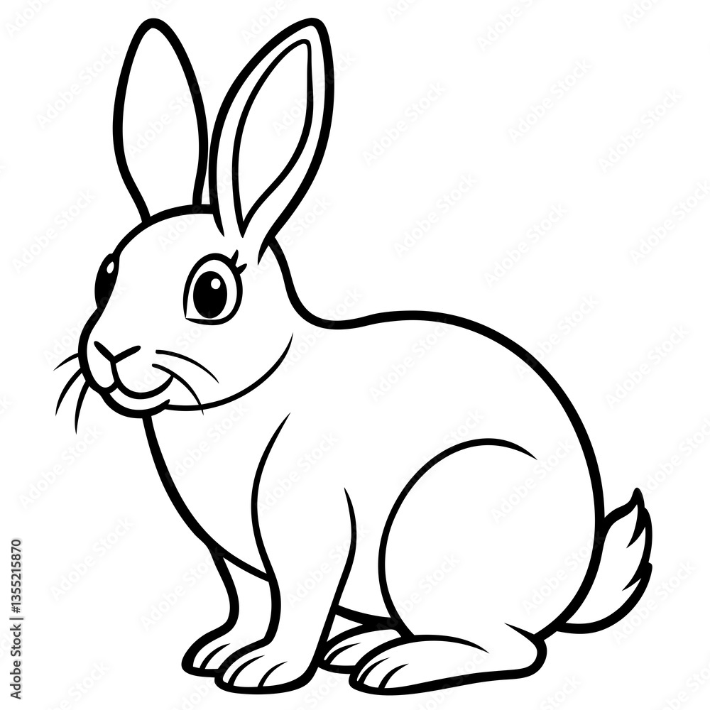 vector illustration of a rabbit vector illustration of a rabbit