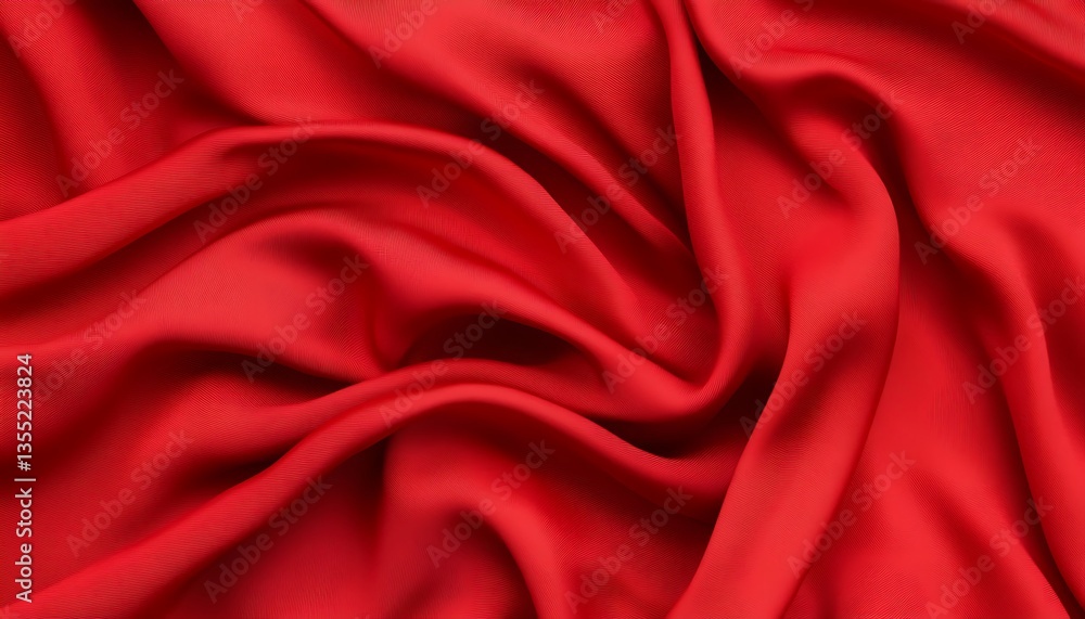 Red Silk Drape Texture Background. Red Silk Drape Texture Background.