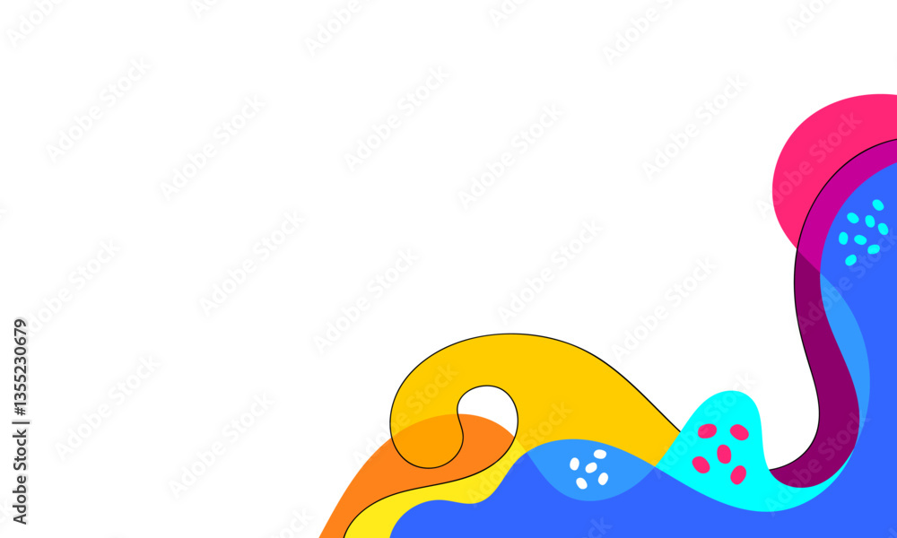 background template. abstract fluid shapes background template. abstract fluid shapes