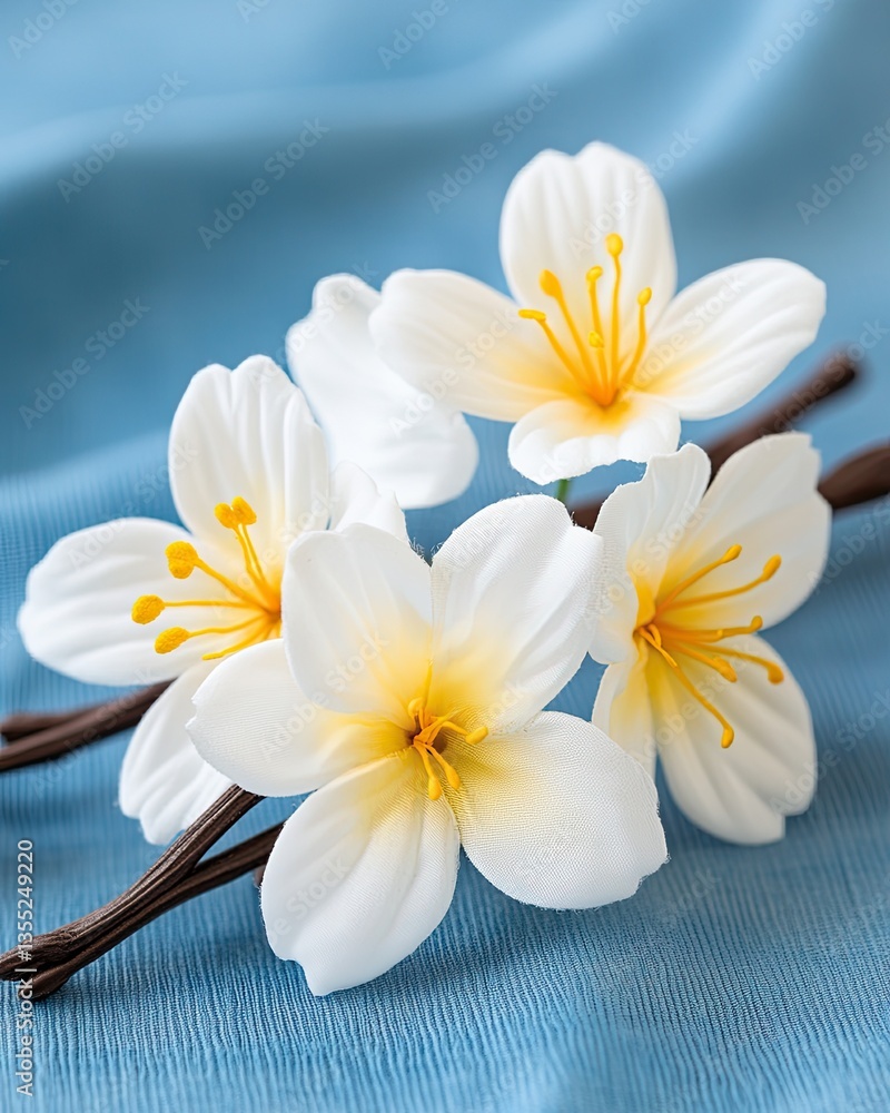 Spring-Themed Social Media Templates and Graphics seasonal promotions, Fantasy Style, Beautiful white flowers with yellow centers on a blue background. Spring-Themed Social Media Templates and Graphics seasonal promotions, Fantasy Style, Beautiful white flowers with yellow centers on a blue background.