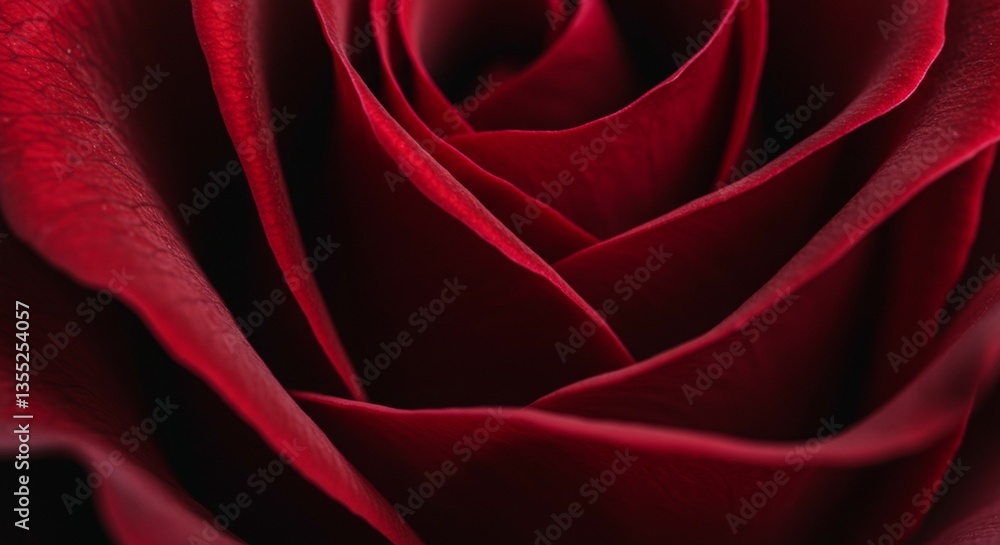 Naklejka premium red rose with water drops