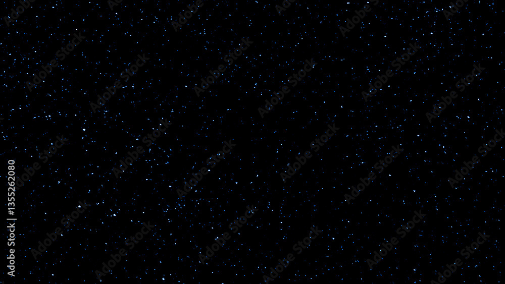 Fototapeta premium Starry night sky. Galaxy space. Glowing stars in the night. New Year, Christmas and celebration background concept.