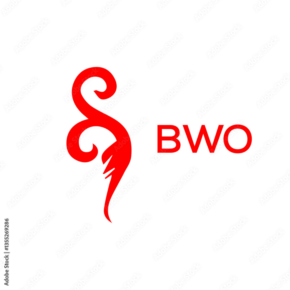 Creative BWO letter logo icon vector image design for your company Creative BWO letter logo icon vector image design for your company