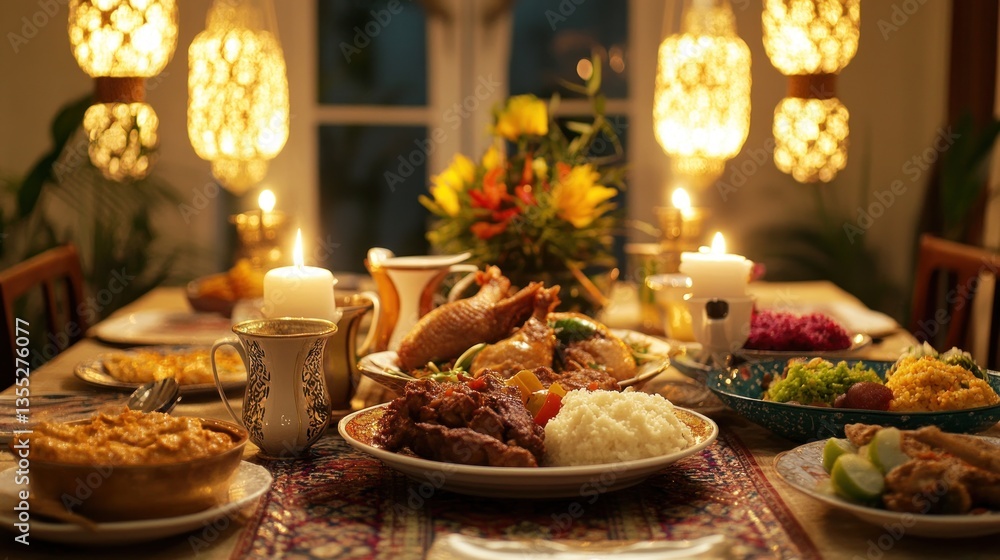 Festive Dinner Table Festive Dinner Table