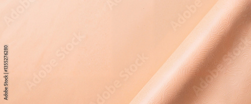 Embossed vinyl texture under warm natural light, artistic elegance