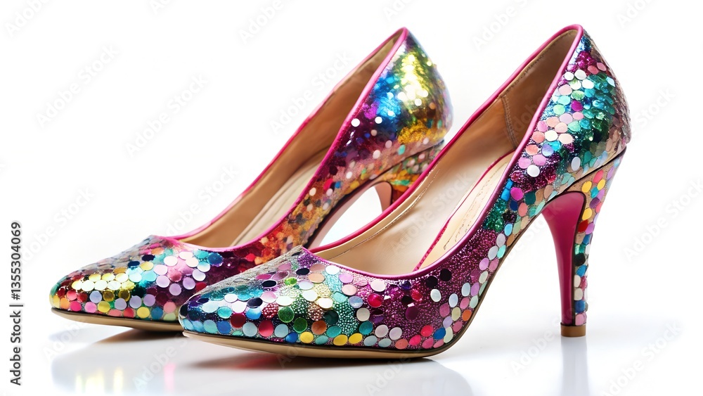 Obraz premium shoes on white background