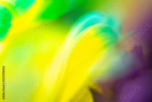 abstract colorful background with yellow leaves