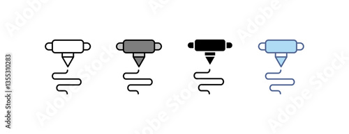 Additive icon with multiple style