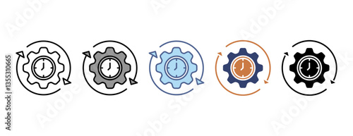 Sustain icon with multiple style