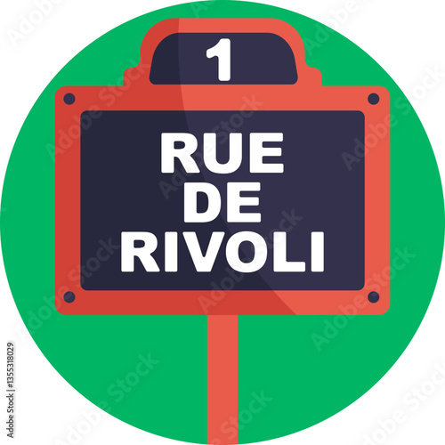 Historic Street – Represents Rue de Rivoli, a famous Parisian street known for its landmarks and shopping.