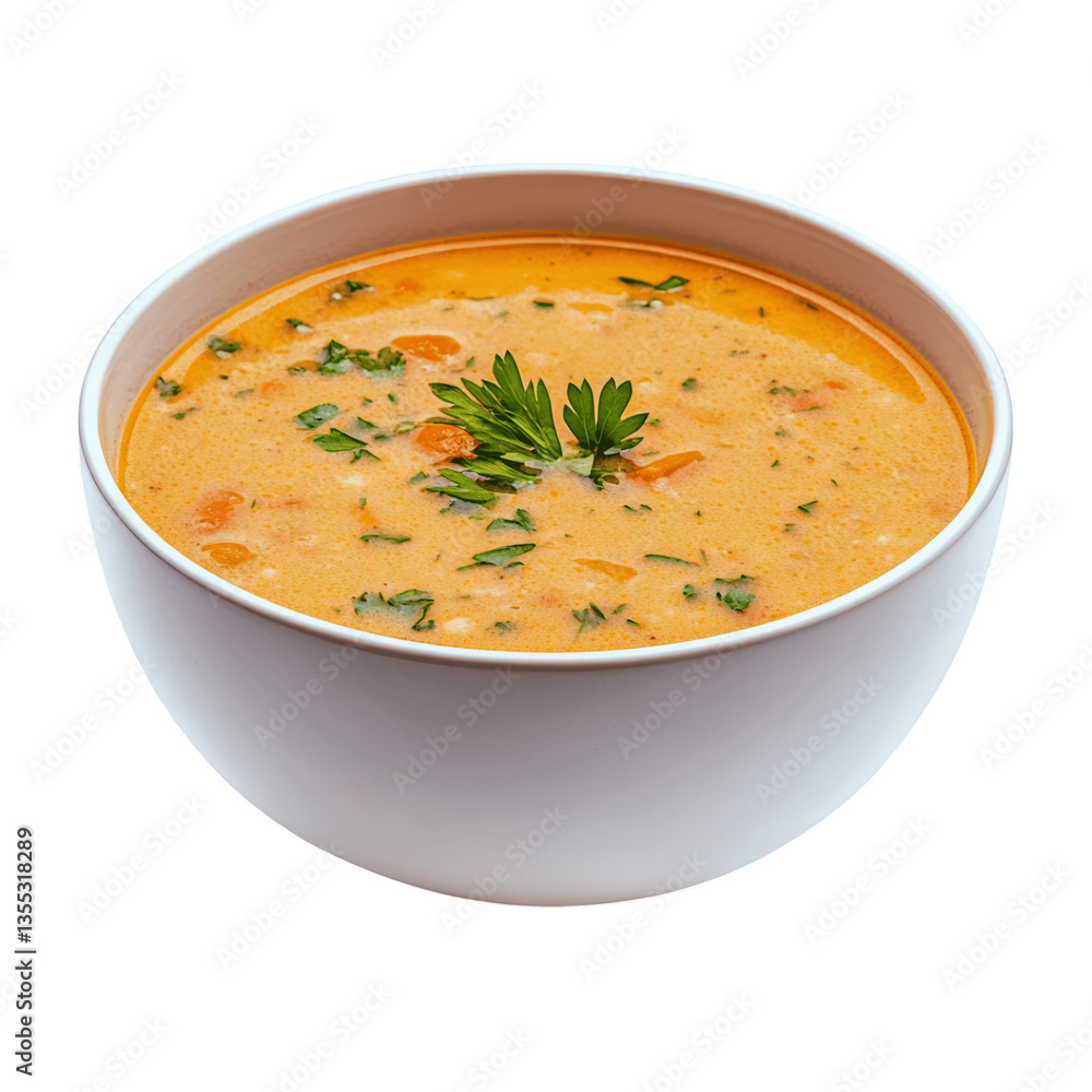 Creamy Carrot Soup with Parsley Creamy Carrot Soup with Parsley