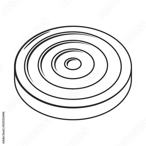 Draughts or checkers game pieces vector