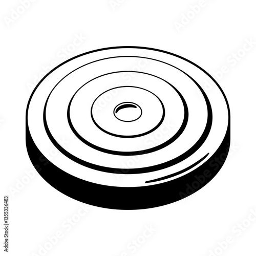 Draughts or checkers game pieces vector
