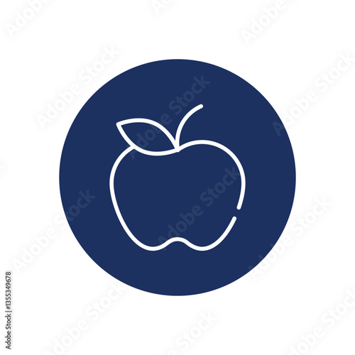 Apple  icon vector stock illustration