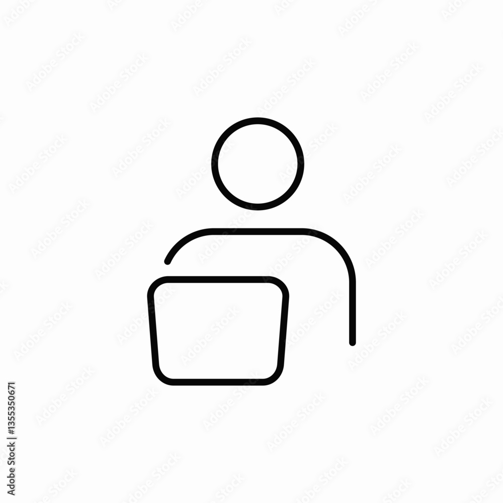 laptop use icon sign vector laptop use icon sign vector