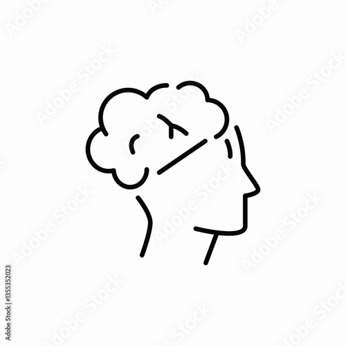 smart mind icon sign vector