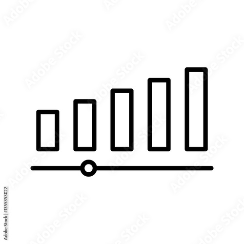 Volume increase interface design set in horizontal style for smartphone and other devices in black color. Volume levels set.