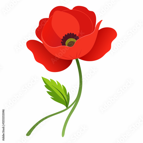 red poppy flower