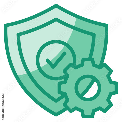 Security Setup Icon Element For Design